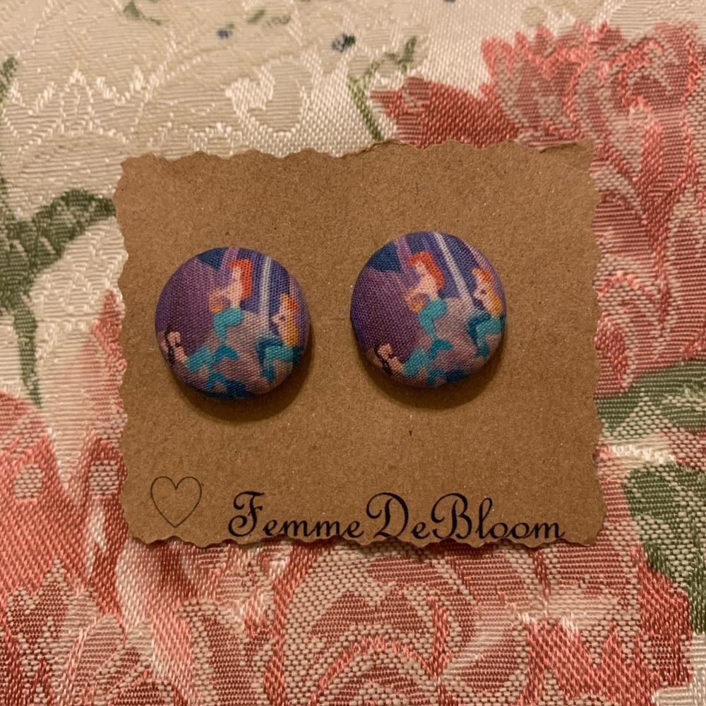 Disney Peter Pan Mermaid Lagoon Earrings